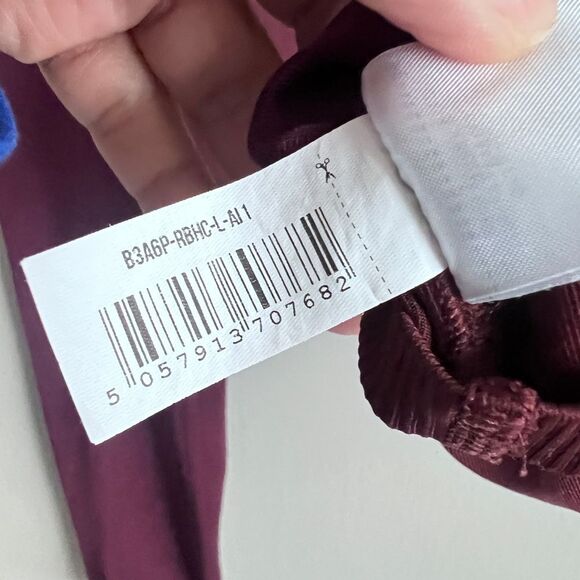 gymshark sweat seamless set (TOP AND LEGGINGS) Plum Pink SIZE L - Picture 11 of 12